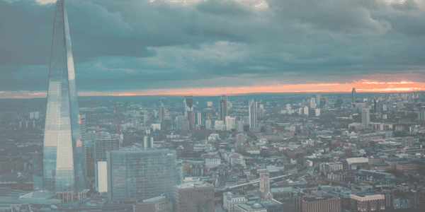 Bird view of London