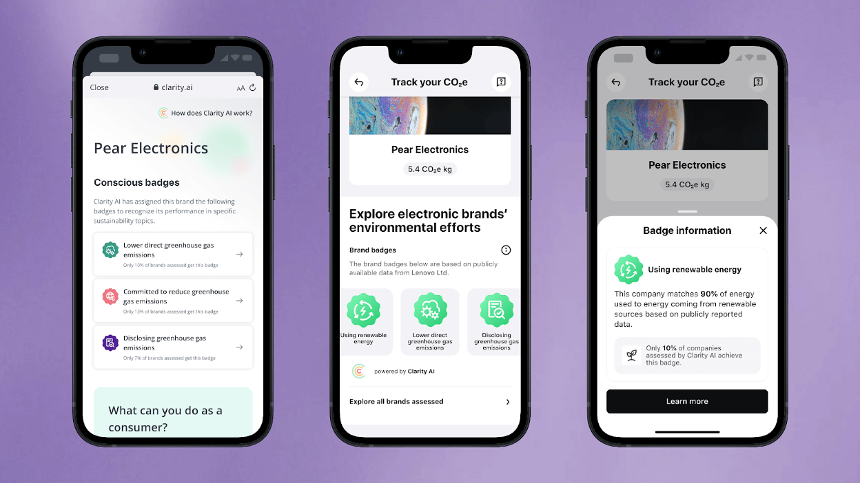 Klarna unveils conscious badges powered by Clarity AI, the world’s ...