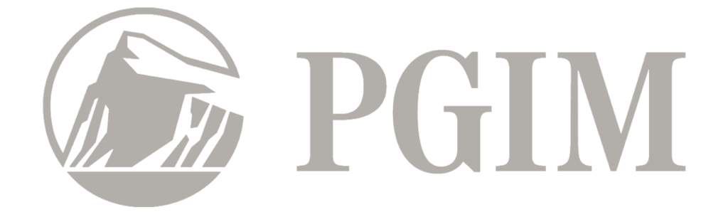PGIM logo: circular emblem with a stylized mountain next to the text PGIM.